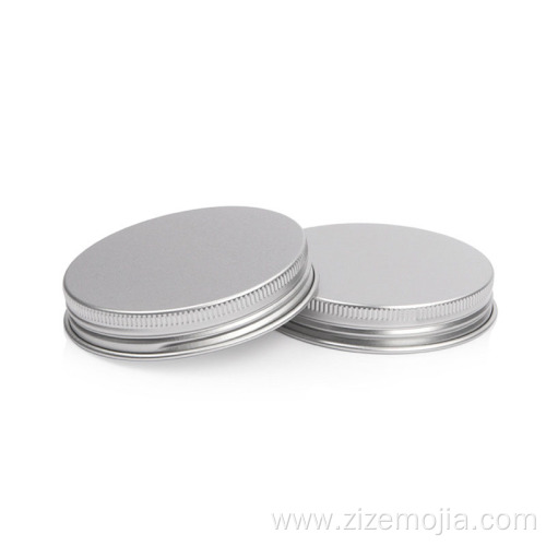 Wholesale round cosmetic plastic jar with metal lid